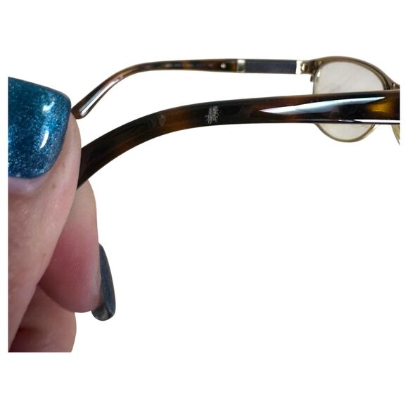 Versace 1233 Brown Gold Tortoise Shell Eyeglasses Frames Vision - Needs Lenses - Picture 7 of 10